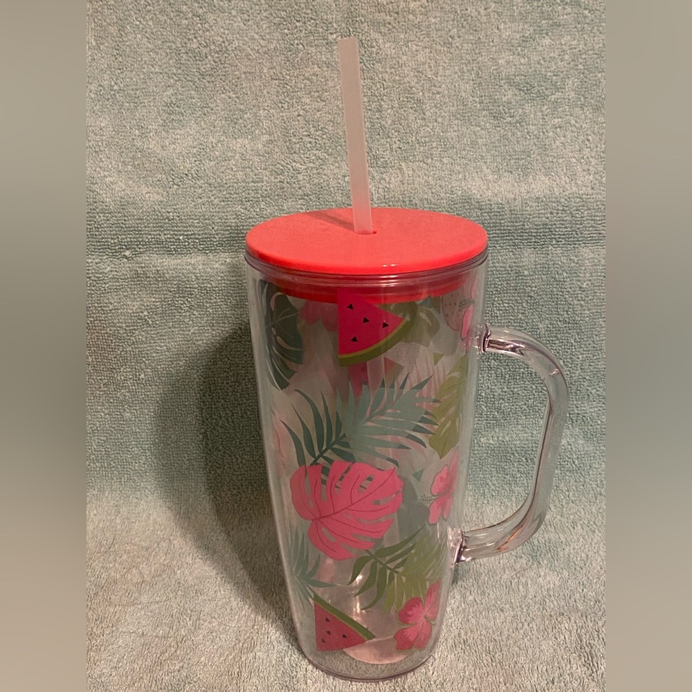 New 25fl oz Double Well Tumbler with Handle